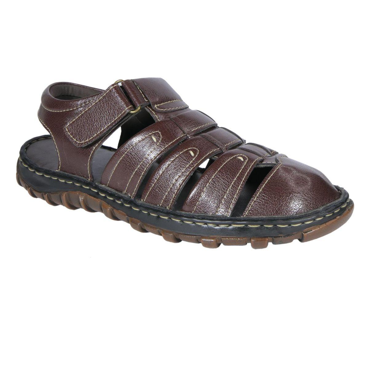 AM PM Men's Daily wear Leather Sandals