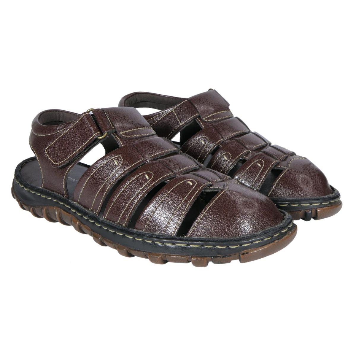 AM PM Men's Daily wear Leather Sandals